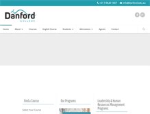 Tablet Screenshot of danford.edu.au